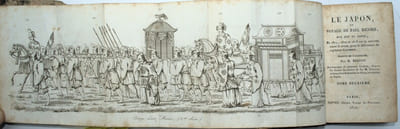 LE JAPON, OU VOYAGE DE PAUL RICORD AUX ILES DU JAPON, en 1811, 1812 et 1813 sur la corvette russe La Diane pour la délivrance du capitaine Golownin. par M. Breton accompagnées de planches inédites d'après les dessins du cabinet de feu M. Tizingh. 
