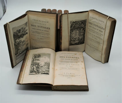 BERENGER M. COLLECTION ABREGEE DE VOYAGES FAITS AUTOUR DU MONDE. PARIS 1790/1792. BERENGER M.