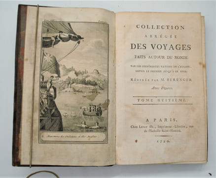 BERENGER M. COLLECTION ABREGEE DE VOYAGES FAITS AUTOUR DU MONDE. PARIS 1790/1792. BERENGER M.