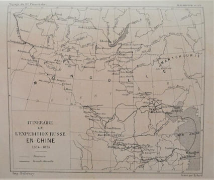 Voyage à travers la Mongolie et la Chine. Traduit du russe avec l autorisation de l auteur par Aug. Kuscinski, et contenant 90 gravures d après les ...