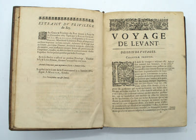 Relation d'un voyage fait au Levant. 
