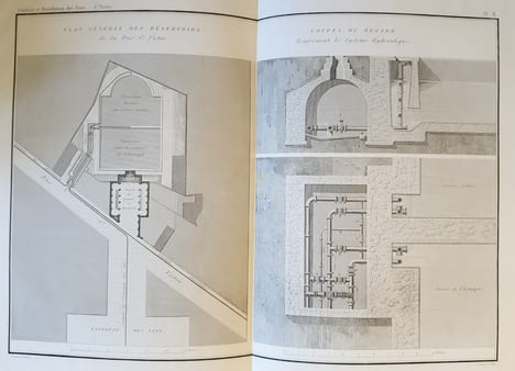 TRAITE THEORIQUE ET PRATIQUE DE LA CONDUITE ET DE LA DISTRIBUTION DES EAUX. DUPUIT ET GENIEYS
