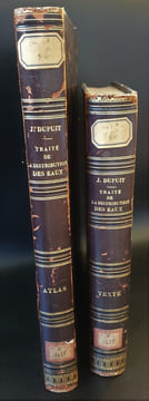 TRAITE THEORIQUE ET PRATIQUE DE LA CONDUITE ET DE LA DISTRIBUTION DES EAUX. DUPUIT ET GENIEYS