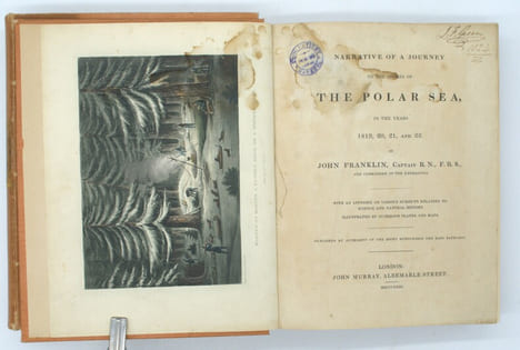 Narrative of a journey to the shores of the polar sea in the years 1819-1822
. FRANKLIN (John)