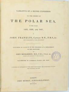 Narrative the second expedition to the shores of the polar sea in the years 1825-1827
