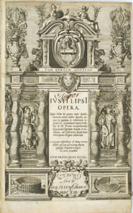 Opera, Quae velut in partes ante sparsa, nunc in certas classes digesta ; atque in gratiam & utilitatem legentium, in novum corpus redacta, & II. Tomis comprehensa : Quorum Operum feriem & ordinem, ad Lectorem Epistolam Subsequens Pagina exhibebit. Accuratœ inspectionis & Nove Forme Editio : nec non ad mentem Autoris typosque, Figurarum elegantiâ omni perpolita. 
