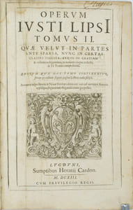 Opera, Quae velut in partes ante sparsa, nunc in certas classes digesta ; atque in gratiam & utilitatem legentium, in novum corpus redacta, & II. Tomis comprehensa : Quorum Operum feriem & ordinem, ad Lectorem Epistolam Subsequens Pagina exhibebit. Accuratœ inspectionis & Nove Forme Editio : nec non ad mentem Autoris typosque, Figurarum elegantiâ omni perpolita. 
