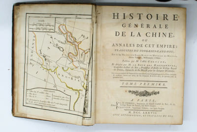 Histoire générale de la Chine ou Annales de cet Empire traduites du Tong-Kien-Kang-Mou par le feu Père Joseph-Anne-Marie de Moyrac de Mailla, jésuite françois, missionnaire à Pékin, publiées par M. l'Abbé Grosier et dirigées par Le Roux des Hautrayes

