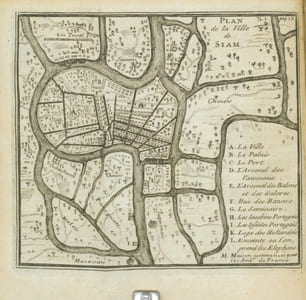 Du Royaume de Siam par Monsieur de La Loubère envoyé extraordinaire du Roy auprès du Roy de Siam en 1687 & 1688. 
