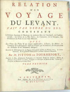 Relation d'un voyage du Levant fait par ordre du roi.
