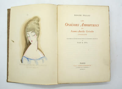 Les oraisons amoureuses de Jeanne-Aurélie Grivolin lyonnaise. Illustré de quinze pointes-sèches et d'ornements originaux de Yan B. Dyl.
