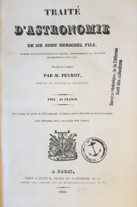 TRAITE D'ASTRONOMIE PAR SIR JOHN HERSCHEL FILS