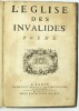 L’Église des Invalides, Poëme
. BELLOCQ (Pierre de)
