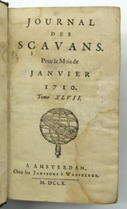Journal Des Scavans, Pour L'année 1710. Janvier à juin & année 1728 de janvier à aout 
