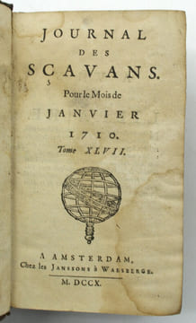 Journal Des Scavans, Pour L'année 1710. Janvier à juin & année 1728 de janvier à aout
. Collectifs