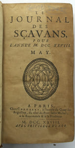 Journal Des Scavans, Pour L'année 1710. Janvier à juin & année 1728 de janvier à aout 
