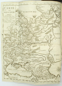 Relation du voyage d'Adam Olearius en Moscovie, Tartarie et Perse , augmentée en cette nouvelle édition... d'une seconde partie contenant le voyage de Jean Albert de Mandelslo aux Indes Orientales, traduit de l'allemand par A. de Wicquefort