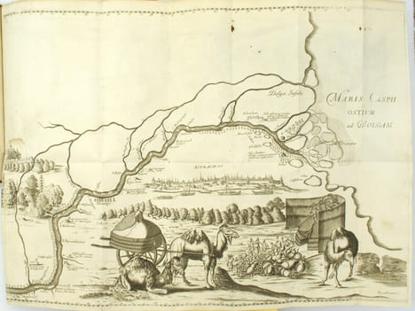 Relation du voyage d'Adam Olearius en Moscovie, Tartarie et Perse , augmentée en cette nouvelle édition... d'une seconde partie contenant le voyage de ...