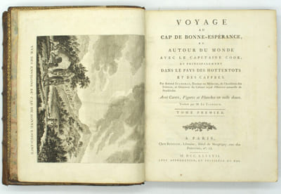 Voyage au Cap de Bonne-Espérance et autour du monde avec le capitaine Cook, et principalement dans le pays des Hottentots et des Caffres
