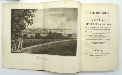 L'été du nord, ou voyage autour de la Baltique par le Danemark, la suède, la Russie et partie de l'Allemagne dans l'année 1804
. CARR John