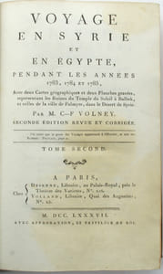 Voyage en Syrie et en Égypte, pendant les années 1783, 84 et 85.

