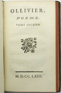 Ollivier, poème. 

