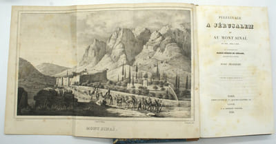 PÉLERINAGE À JÉRUSALEM ET AU MONT SINAÏ, en 1831, 1832 et 1833.
