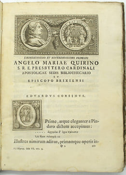 Dissertationes Quatruor Agonisticae Quibus Olympiorum, Pythiorum, Nemeorum atque – 
. CORSINI, Édouard
