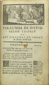 Pseaumes de David, selon l'esprit, ou les pseaumes en forme de prières chrétiennes. Dédiés à la Reine.
. VASSOULT, (Abbé Jean-Baptiste)