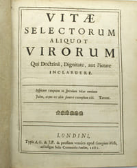 Vitae Selectorum Aliquot Virorum. Qui Doctrina, Dignitate, aut Pietate Inclaruere.