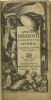 Aureli PrudentI Clementis V. C. Opera : ex postrema, doct: virorum, recensione
. PRUDENCE, (Aurelius Prudentius Clemens)
