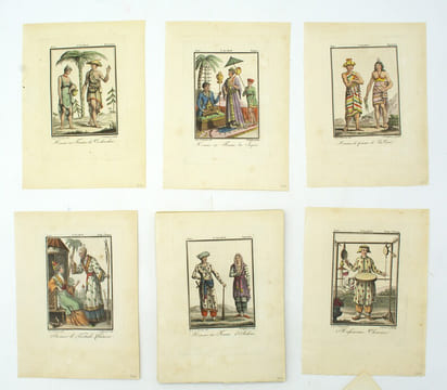 Voyages pittoresques dans les quatre parties du monde, ou troisième édition de l’Encyclopédie des voyages, Contenant les Costumes des principaux ...