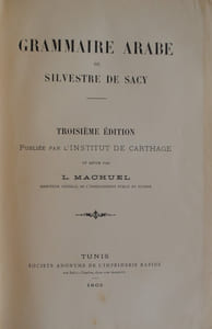 grammaire arabe