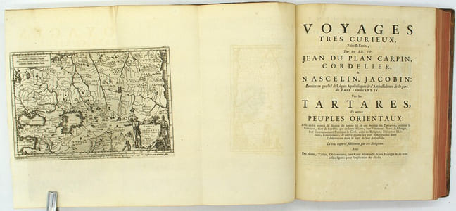 Voyages faits principalement en Asie dans les XIIe, XIIIe, XIVe et XVe siècles par Benjamin de Tudele, Jean Du Plan-Carpin, N. Ascelin, Guillaume de Rubruquis, Marc Paul vénitien, Haiton, Jean Mandeville, et Ambroise Contarini ; accompagnés de l'Histoire des Sarasins et des Tartares et précédés d'une introduction.