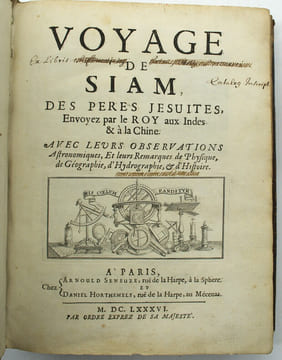 Voyage de Siam des pères jésuites, envoyez par le Roy aux Indes et à la Chine avec leurs observations astronomiques, et leurs remarques de physique, ...