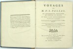 Voyage de M. P. S. Pallas, en différentes provinces de l’Empire de Russie et dans l’Asie septentrionale

. PALLAS (P. S.).
