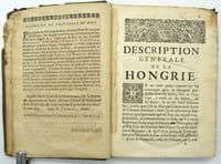 Relation de plusieurs voyages faits en Hongrie, Servie, Bulgarie, Macedoine, Thesalie, Austriche, Styrie, Carinthie, Carniole et Friuli. Enrichie de plusieurs observations, tant sur les mines d'or, d'argent, de cuivre & de vif argent que de bains & eaux mineralles.