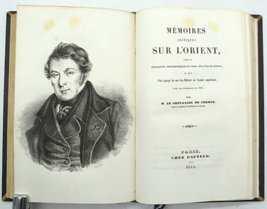 Voyage à la Martinique. Vues et Observations politiques sur cette Isle, avec un Aperçu de ses Productions végétales et animales. Par J. R***, général de brigade, suivi de Mémoires critiques sur l'Orient, suivis de réflexions philosophiques, et d'un essai sur l'ile de Corfou et d'un petit aperçu du sort des officiers de l'armée napolitaine, après les événements de 1821.