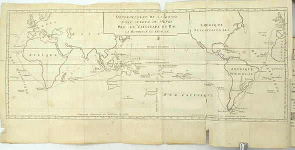 Voyage autour du Monde par la frégate du Roi « La Boudeuse » et la Flûte « l’Étoile » en 1766,1767,1768,1769.