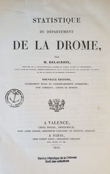 STATISTIQUES DU DEPARTEMENT DE LA DROME. DELACROIX