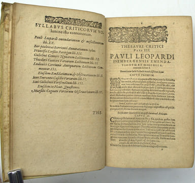 Lampas, Sive fax artium liberalium. Hoc est, Thesaurus criticus, in quo infinitis locis theologorum, jurisconsultorum, medicorum, philosophorum, ...