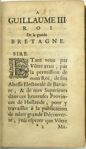 Nouveau Voyage d'un Pais plus grand que l'Europe Avec les réflections des entreprises du Sieur de la Salle, …&c. Enrichi de la Carte, de figures expressives, des mœurs & manieres de vivre des Sauvages du Nord, & du Sud, de la prise de Quebec Ville Capitalle de la Nouvelle France, par les Anglois, & des avantages qu'on peut retirer du chemin recourci de la Chine & du Japon, par le moien de tant de Vastes Contrées, & de Nouvelles Colonies, Avec approbation & dédié à Sa Majesté Guillaume III, Roy de la grande Bretagne par le R.P. Hennepin, missionnaire Recollect & Notaire Apostolique