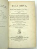 De la Chine, ou description générale de cet Empire, rédigée d’après les Mémoires de la Mission de Pékin. Ouvrage qui contient la description ...