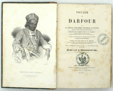 Voyage au Darfour traduit de l'arabe par le Dr PERRON.  
