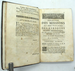 Relation des Missions et des Voyages des Évesques Vicaires Apostoliques, et de leurs Ecclesiastiques ès Années 1676 & 1677.

