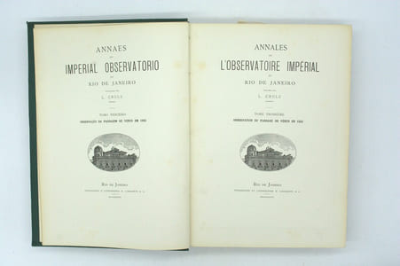 Annales de l’Observatoire Impérial de Rio de Janeiro, Tome III, Observation du Passage de Vénus le 6 décembre 1882,