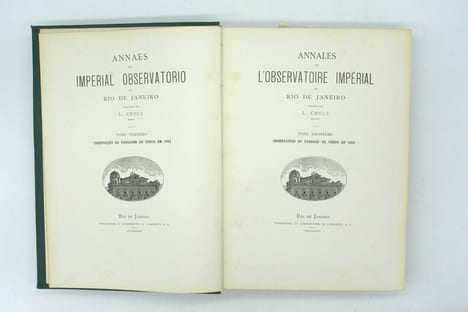 Annales de l’Observatoire Impérial de Rio de Janeiro, Tome III, Observation du Passage de Vénus le 6 décembre 1882, 
. CRULS (Luiz), LIAIS ...