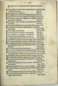 Tabula Constitutionum Capituli Florentini 