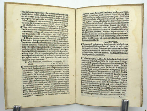 Tabula Constitutionum Capituli Florentini . DUOMO di FIRENZE, Florentinae Constitutiones