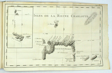 Relation des voyages entrepris par ordre de sa majesté britannique, …. et successivement exécutés par le Commodore Byron, le Capitaine Carteret, le Capitaine Wallis & le Capitaine Cook, dans les vaisseaux le Dauphin, le Swallow & l'Endeavour ...